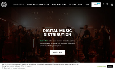 castromusic.com screenshot