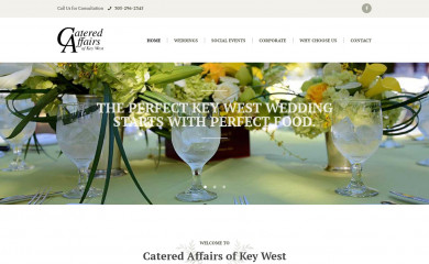 cateredaffairsofkeywest.com screenshot