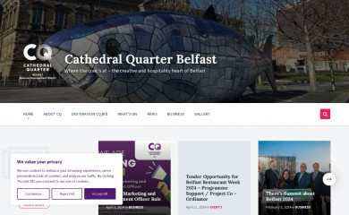 cathedralquarterbelfast.com screenshot