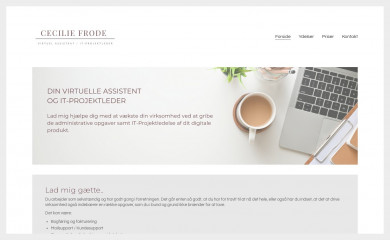 ceciliefrode.dk screenshot