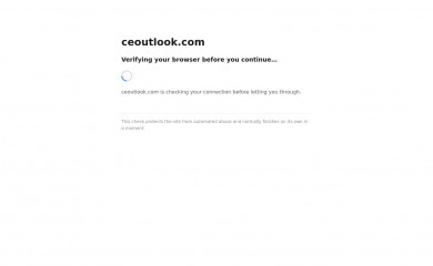 ceoutlook.com screenshot