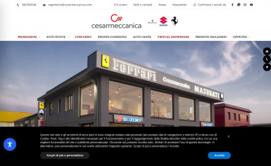 cesarmeccanica.com screenshot