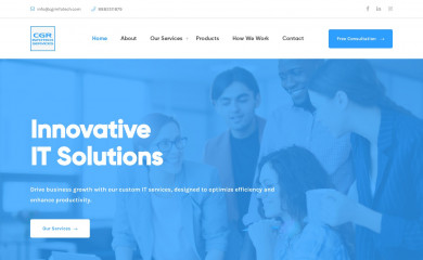 cgrinfotech.com screenshot