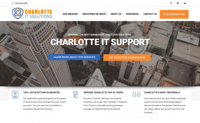 charlotteitsolutions.com screenshot