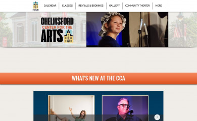 chelmsfordarts.org screenshot