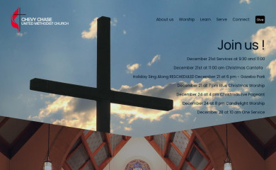 chevychaseumc.org screenshot