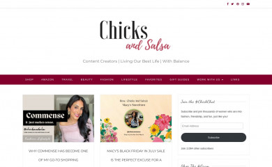chicksandsalsa.com screenshot