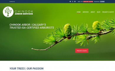 chinookarbor.ca screenshot