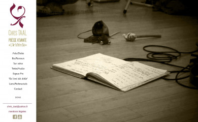 chris-taal.com screenshot