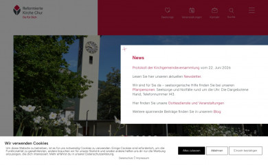 chur-reformiert.ch screenshot
