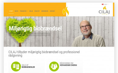 cilaj-energi.dk screenshot