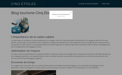 cinq-etoiles.fr screenshot