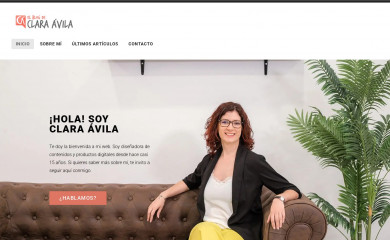 claraavilac.com screenshot