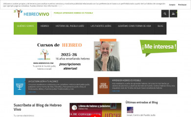 clasesdehebreo.com screenshot