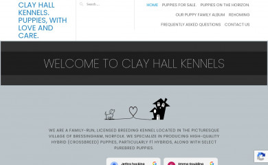 clayhallkennels.co.uk screenshot