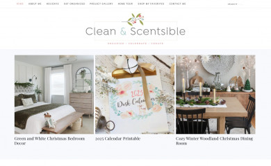 cleanandscentsible.com screenshot