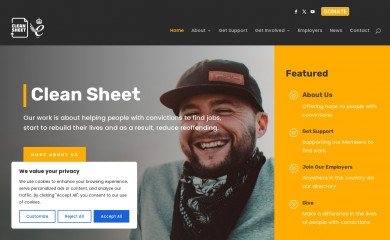 cleansheet.org.uk screenshot