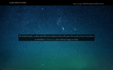clearspacestudio.com.au screenshot