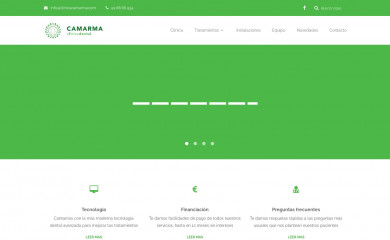 clinicacamarma.com screenshot