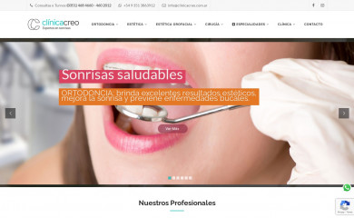 clinicacreo.com.ar screenshot