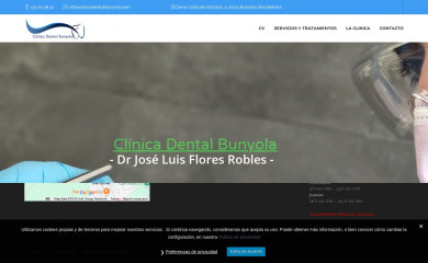 clinicadentalbunyola.com screenshot