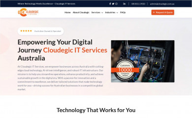 cloudegic.com.au screenshot