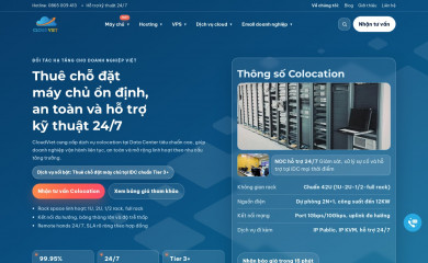 cloudviet.com.vn screenshot