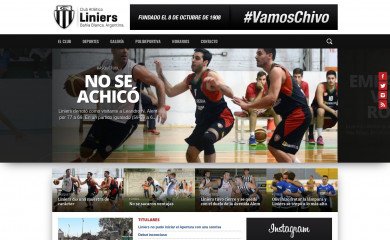clubatleticoliniers.com.ar screenshot