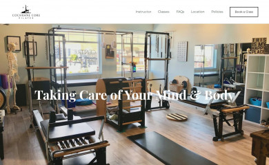 cochranecentrepilates.com screenshot