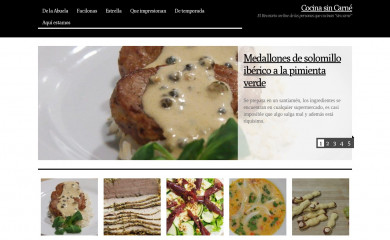 cocinasincarne.es screenshot
