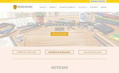 colegiobulnes.cl screenshot