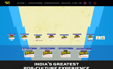 comicconbangalore.com screenshot