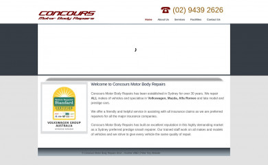 concoursmbr.com.au screenshot