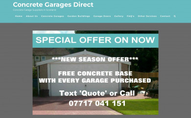 concretegaragesdirect.co.uk screenshot