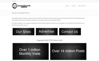 congregatemedia.com screenshot