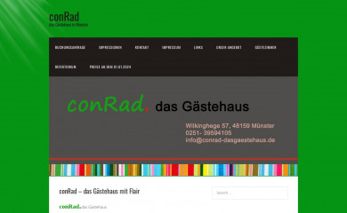 conrad-dasgaestehaus.de screenshot