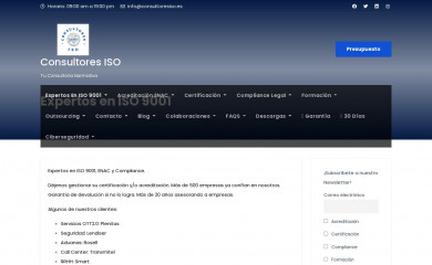 consultoresiso.es screenshot