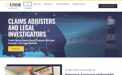 cookclaimsinc.com screenshot