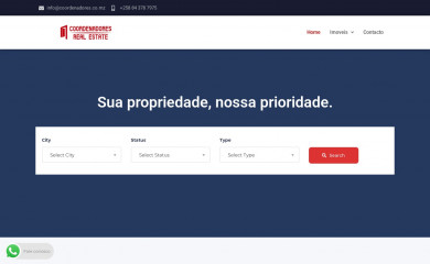 coordenadores.co.mz screenshot