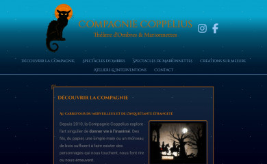 coppelius.fr screenshot