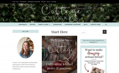 cottagechroniclesblog.com screenshot