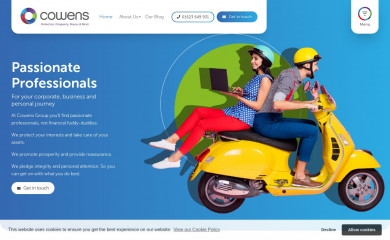 cowensgroup.co.uk screenshot