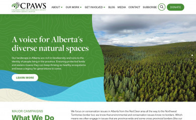 cpawsnab.org screenshot