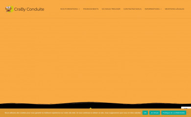 crabyconduite.fr screenshot