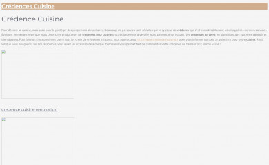 credences-cuisine.fr screenshot