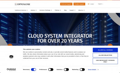 criticalcase.com screenshot