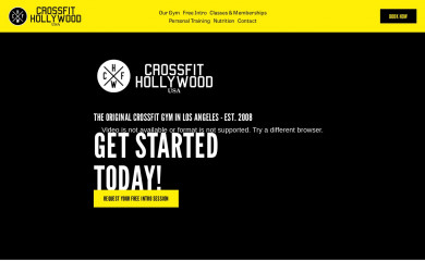 crossfithollywood.com screenshot