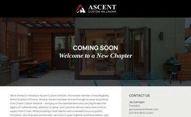 crowncustommillwork.com screenshot