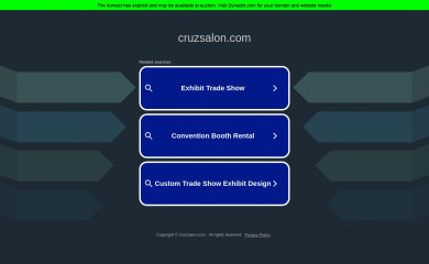 cruzsalon.com screenshot