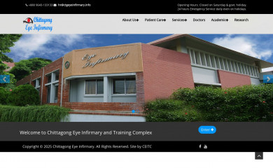 ctgeyeinfirmary.info screenshot